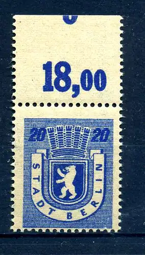 SBZ 1945 Nr 6A wbz postfrisch (219208)