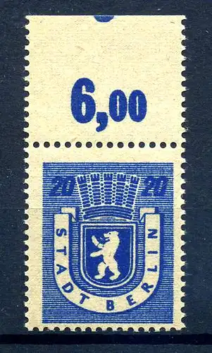 SBZ 1945 Nr 6A wbz postfrisch (219211)