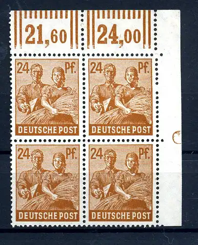 KONTROLLRAT 1947 Nr 951 DZ postfrisch (219289)