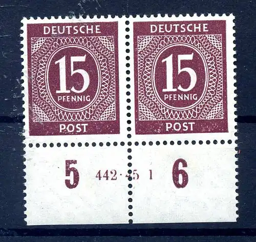 KONTROLLRAT 1946 Nr 921 HAN postfrisch (219421)