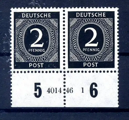 KONTROLLRAT 1946 Nr 912 HAN postfrisch (219433)