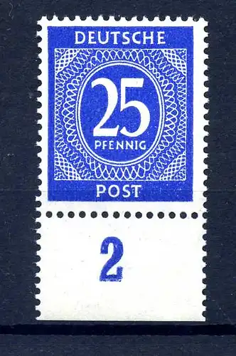KONTROLLRAT 1946 Nr 926c postfrisch (219498)