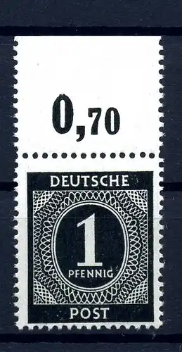KONTROLLRAT 1946 Nr 911 postfrisch (219520)