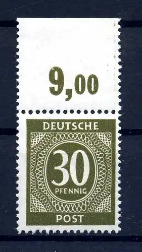 KONTROLLRAT 1947 Nr 928a postfrisch (219551)
