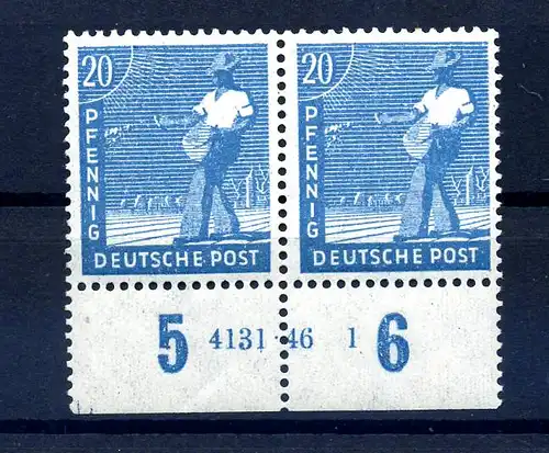 KONTROLLRAT 1947 Nr 950 HAN postfrisch (219809)