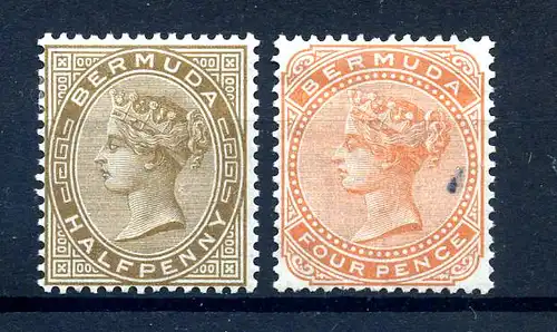 BERMUDA 1880 Nr 11-12 ungebraucht (219851)