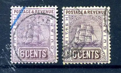 GUYANA 1888 Nr 86a+b gestempelt (219918)