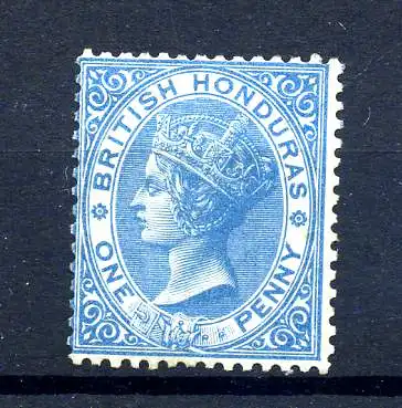 BRIT. HONDURAS 1865 Nr 1 ungebraucht (219932)