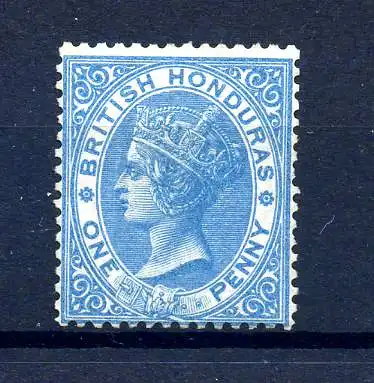 BRIT. HONDURAS 1865 Nr 1 ungebraucht (219933)