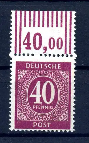 KONTROLLRAT 1947 Nr 929a postfrisch (219965)