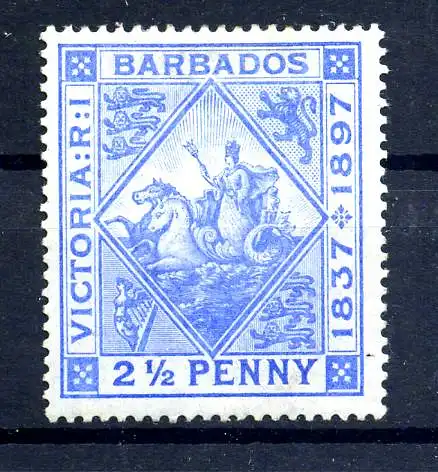 BARBADOS 1897 Nr 56 ungebraucht (220051)