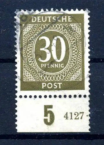 KONTROLLRAT 1946 Nr 928 Teil-HAN gestempelt (220226)