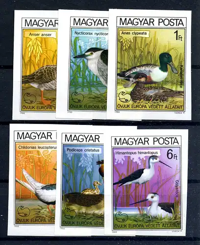 UNGARN 1980 Nr 3451-3456B postfrisch (220378)