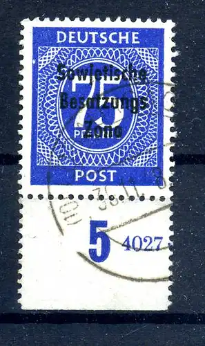 SBZ 1948 Nr 210 gestempelt (220465)