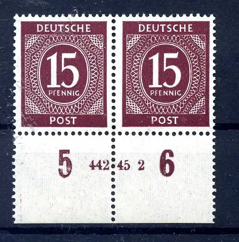 KONTROLLRAT 1946 Nr 921 HAN postfrisch (220484)