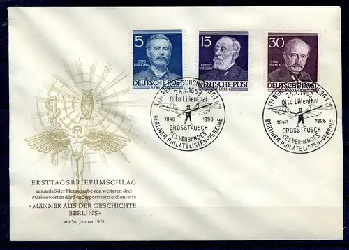 BERLIN 1952 Nr 92,96+99 gestempelt (220518)