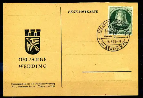 BERLIN 1951 Nr 76 gestempelt (220525)