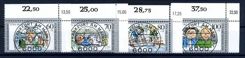 BUND 1990 Nr 1455-1458 KBWZ gestempelt (220612)