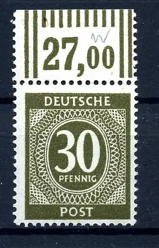 KONTROLLRAT 1946 Nr 928 postfrisch (220706)