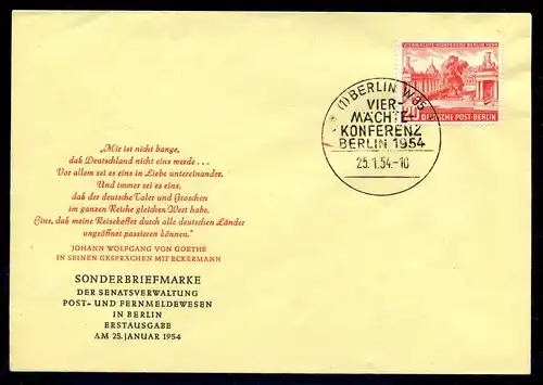 BERLIN 1954 Nr 116 gestempelt (220748)