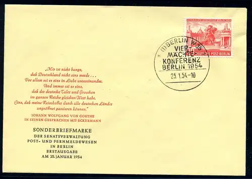 BERLIN 1954 Nr 116 gestempelt (220749)