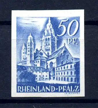 FRZ.ZONE RHEINL.-PFALZ 1947 Nr 11 U postfrisch (220777)