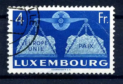 LUXEMBURG 1951 Nr 483 gestempelt (220806)