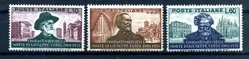 ITALIEN 1951 Nr 850-852 postfrisch (220898)