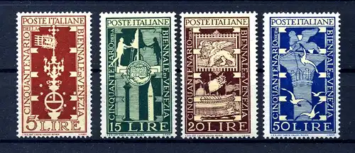 ITALIEN 1949 Nr 767-770 postfrisch (220904)