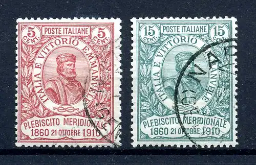 ITALIEN 1910 Nr 97-98 gestempelt (220965)
