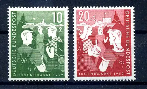 BUND 1952 Nr 153-154 postfrisch (221200)
