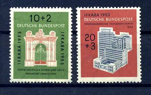 BUND 1953 Nr 171-172 postfrisch (221223)