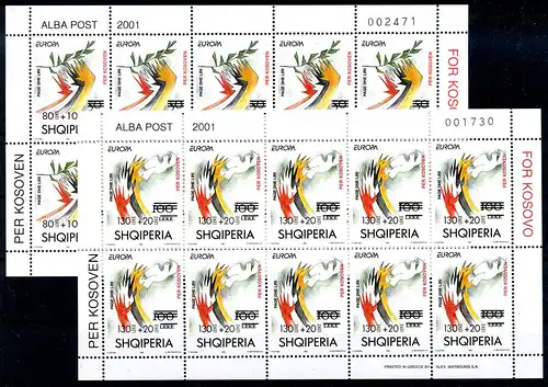 ALBANIEN 1995 Nr 2556-2557 postfrisch (221750)