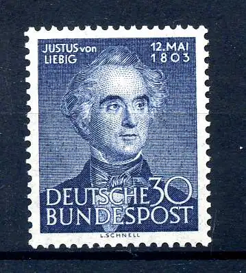 BUND 1953 Nr 166 postfrisch (221806)