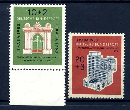 BUND 1953 Nr 171-172 postfrisch (221807)