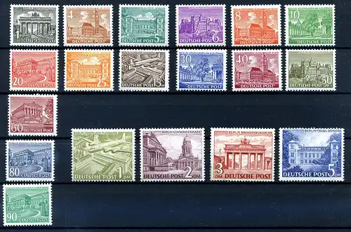 BERLIN 1949 Nr 42-60 postfrisch (221814)