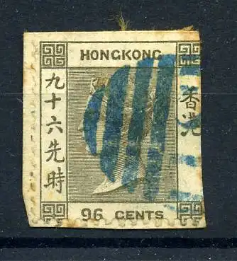 HONGKONG 1862 Nr 7 gestempelt (221850)