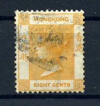 HONGKONG 1863 Nr 11 gestempelt (221874)