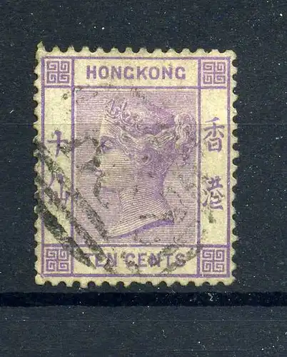 HONGKONG 1882 Nr 37 gestempelt (221911)