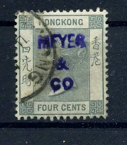 HONGKONG 1896 Nr 52 gestempelt (221966)