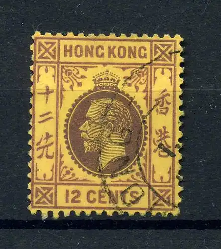 HONGKONG 1912 Nr 104 gestempelt (222042)