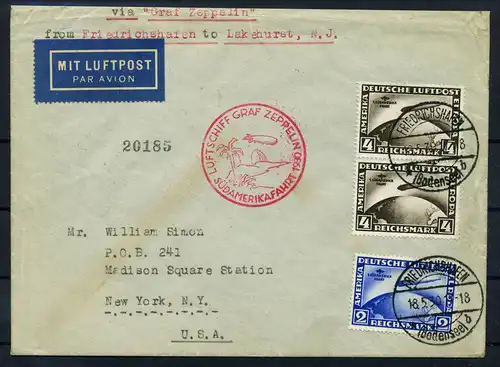 DEUTSCHES REICH 1930 Nr 438-439 Brief (222187)