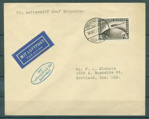 DEUTSCHES REICH 1928 Nr 424 Brief (222217)