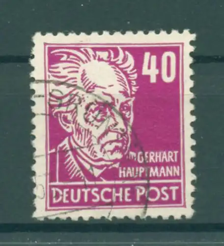 DDR 1952 Nr 336vb XII gestempelt (222454)