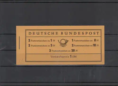 BUND 1958/1960 MH 4YI postfrisch (222554)