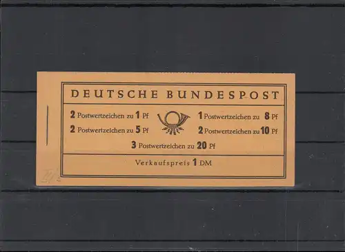 BUND 1958/1960 MH 4YII postfrisch (222559)