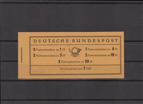 BUND 1958/1960 MH 4YII postfrisch (222560)