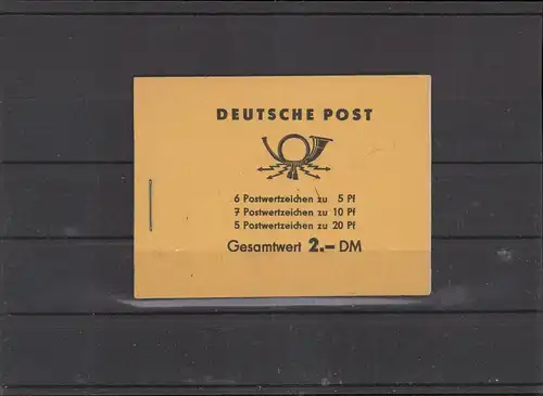 DDR 1957 MH 3b2 postfrisch (222585)