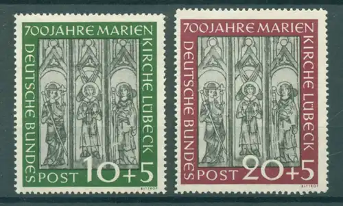 BUND 1951 Nr 139-140 postfrisch (222644)