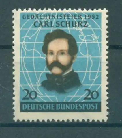 BUND 1952 Nr 155 postfrisch (222652)